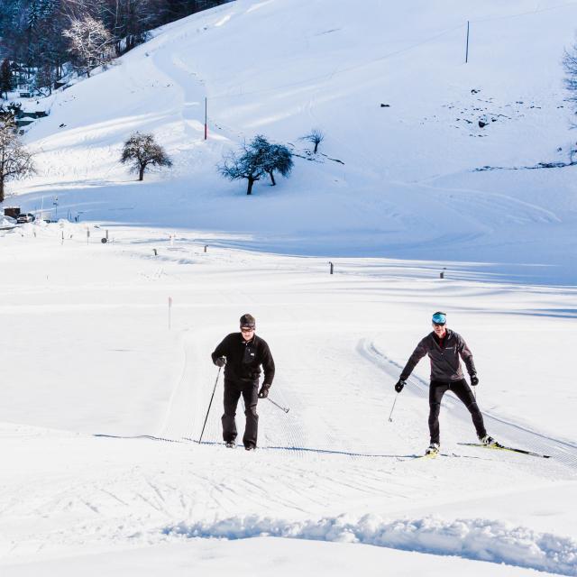 Ski de fond à Champsec